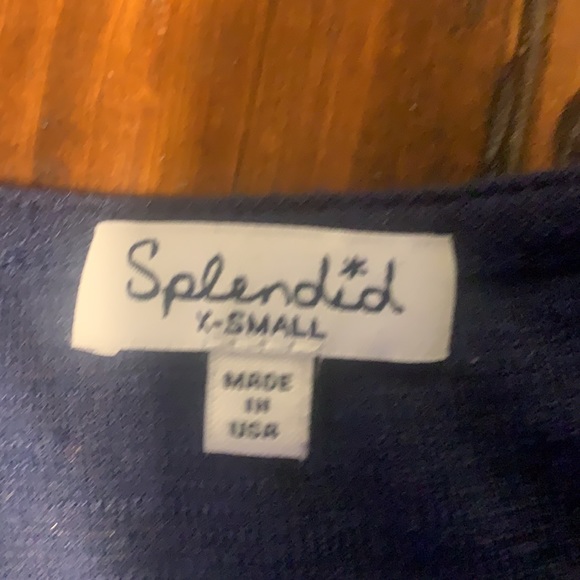 Splendid Sheer flow he top blue - Size XS - Picture 4 of 5